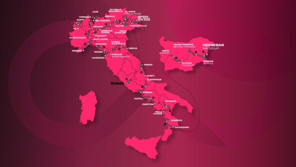 Giro d’Italia tappe sito ufficiale