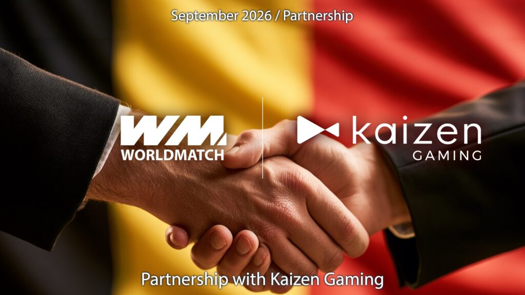 WorldMatch estende la partnership con Kaizen Gaming sul mercato belga
