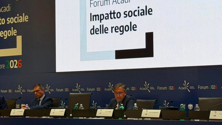 Forum Acadi 2026, Loiero (consigliere economico Governo Meloni: ‘Servono innovazione e partecipazione istituzionale’