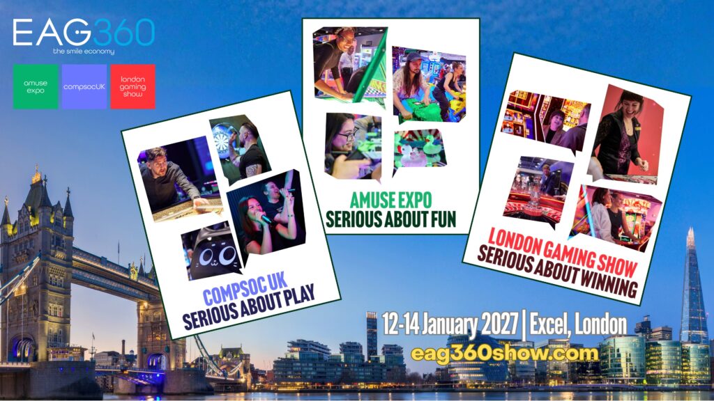 EAG360 2027, la campagna ‘Serious About’ per Amuse Expo, CompSoc UK e London Gaming Show