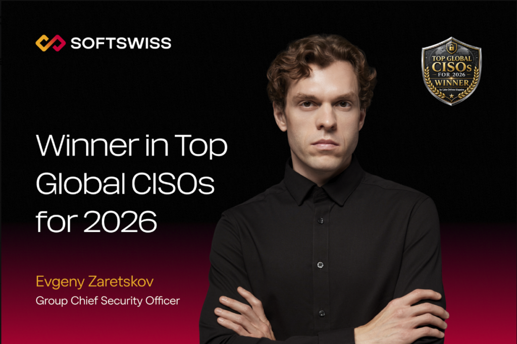 Softswiss, il chief security officer Evgeny Zaretskov tra i vincitori dei Top Global Cisos Awards 2026